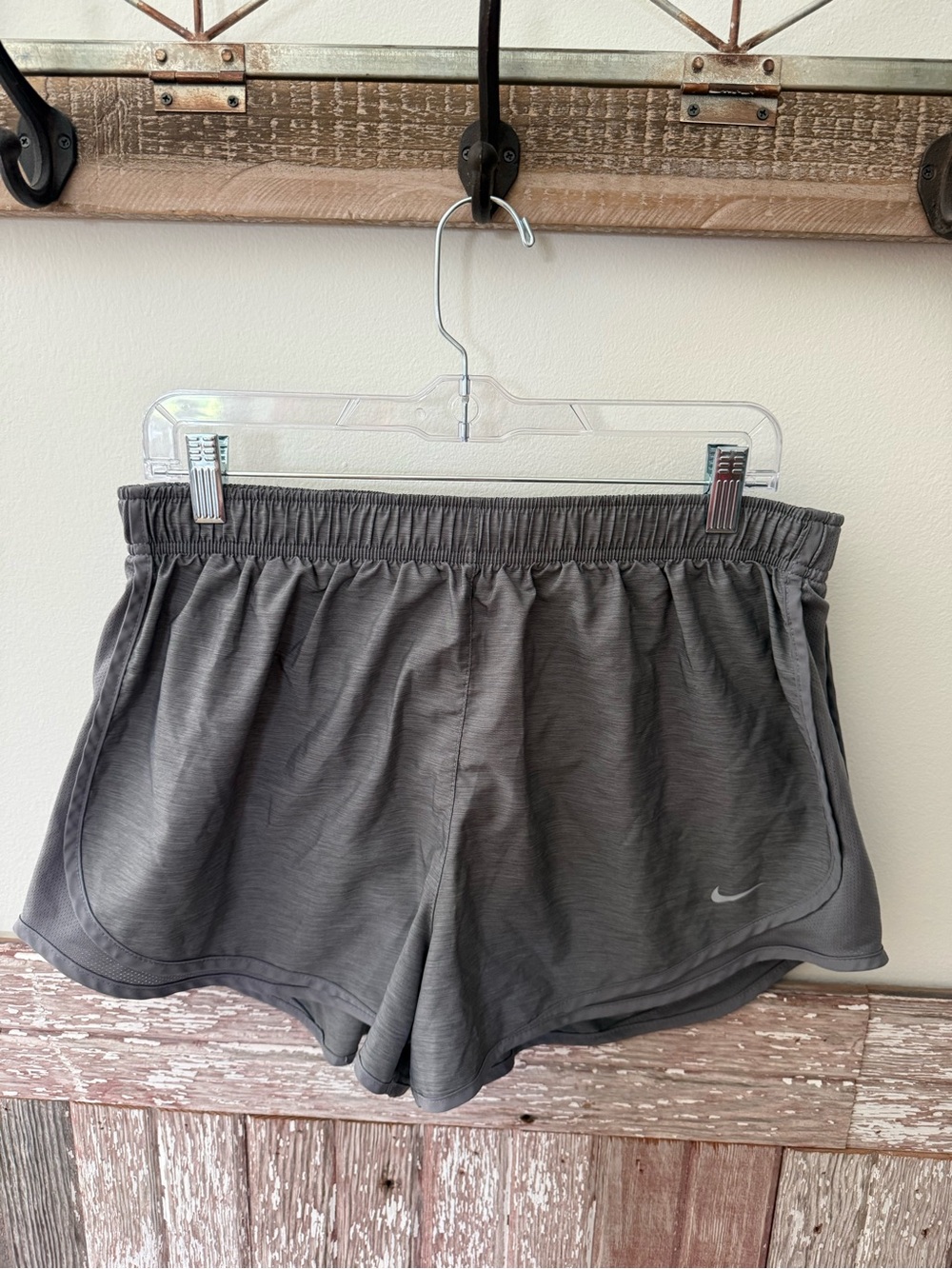 Nike Women's Charcoal Gray Athletic Shorts